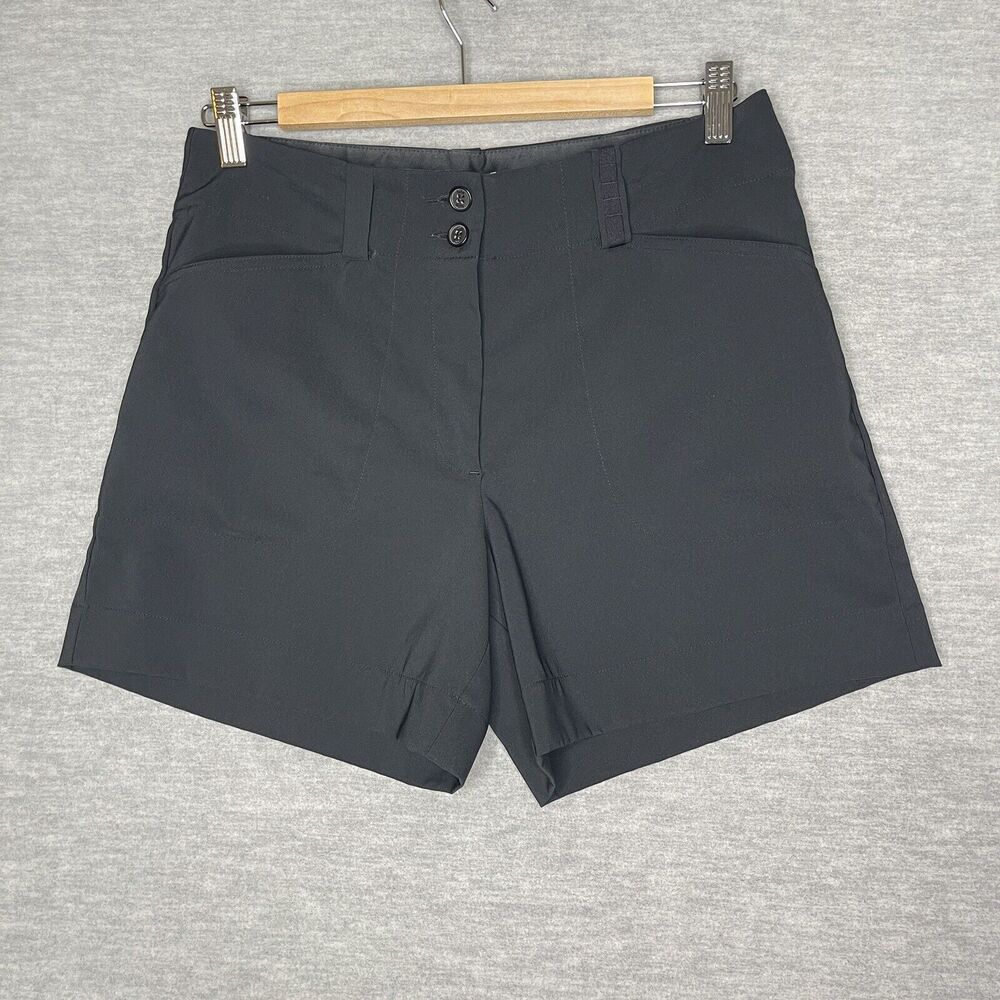 Nike Golf Shorts Size 6 Womens Dri Fit Black 5” Inseam Athletic 256863 Ladies